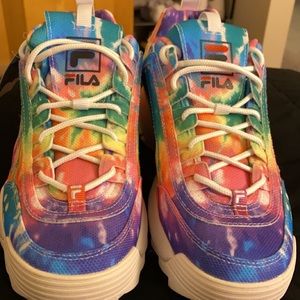 fila shoes womens rainbow